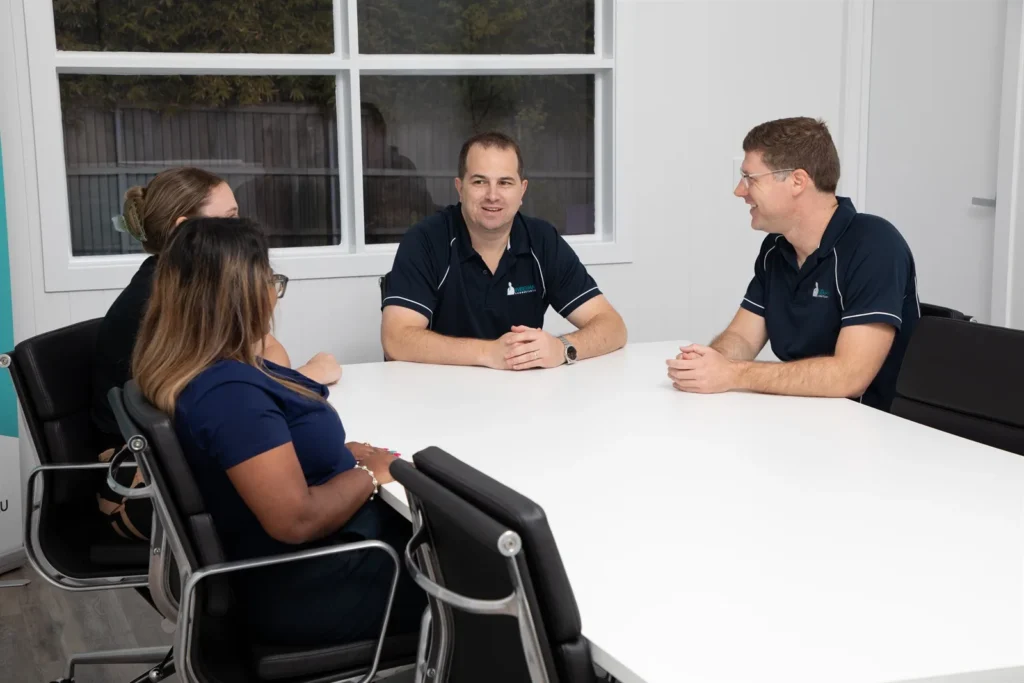Wiseman Accountants advisers in a boardroom meeting